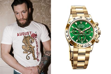 conor mcgregor green rolex|patek philippe conor mcgregor.